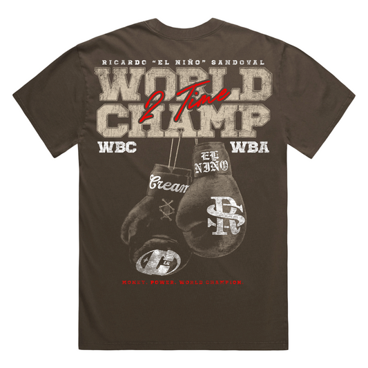 2 Time Tee (Faded Brown)