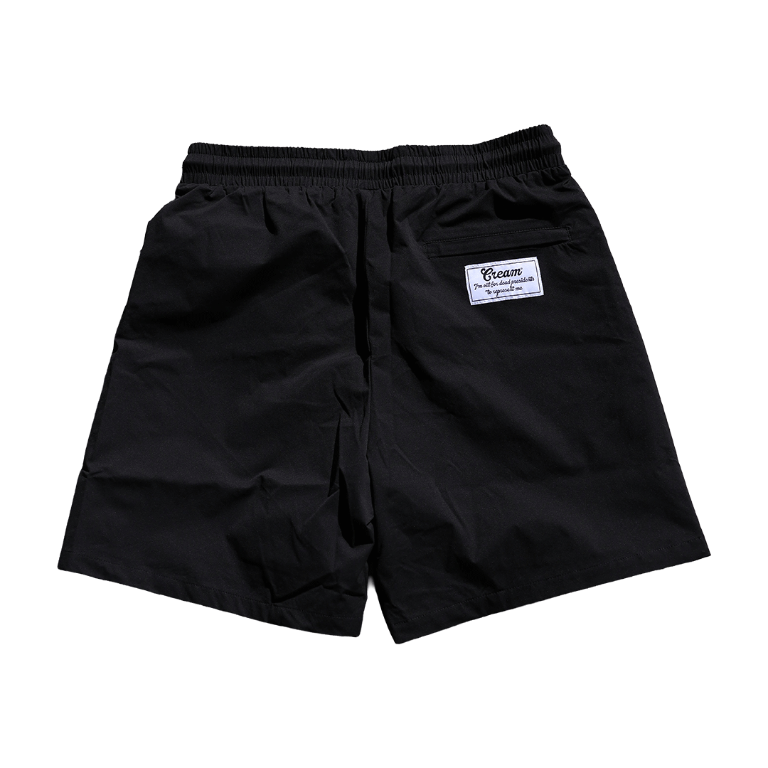 Star Logo Nylon Shorts (Black)