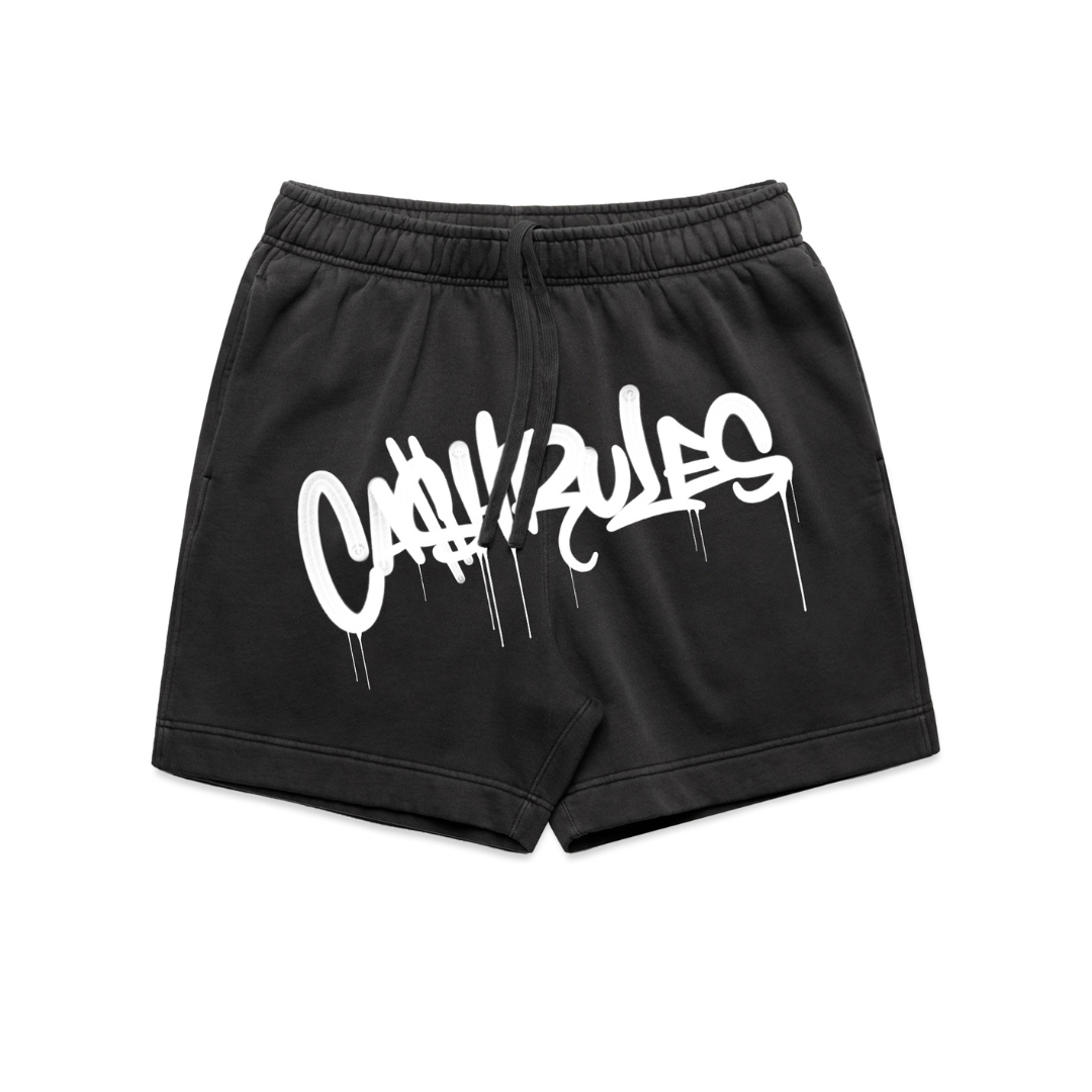 Cash Rules Shorts (Washed Grey)