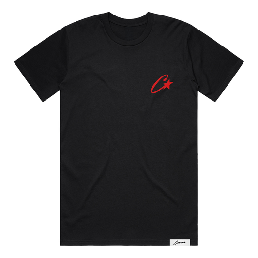 Overlapping Logo Tee (Black)