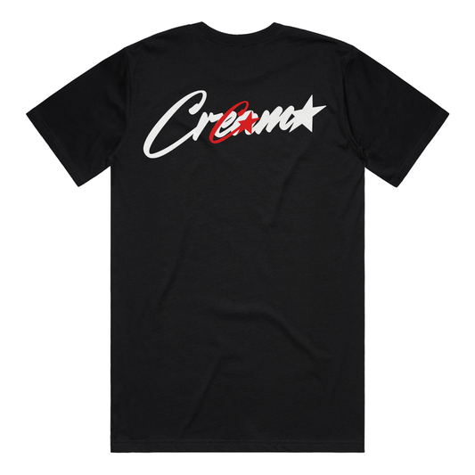 Overlapping Logo Tee (Black)