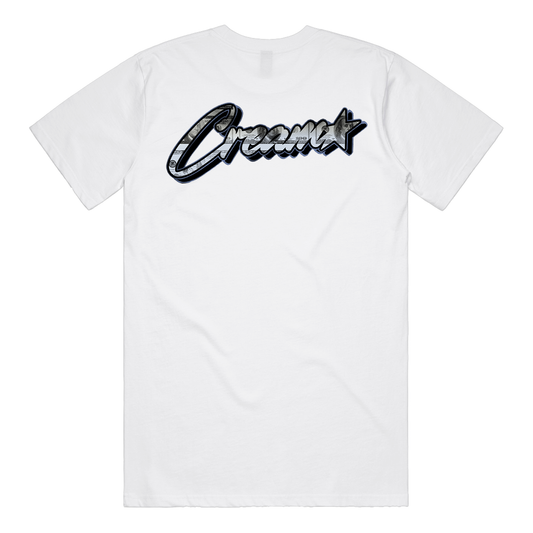Money Print Tee (White)