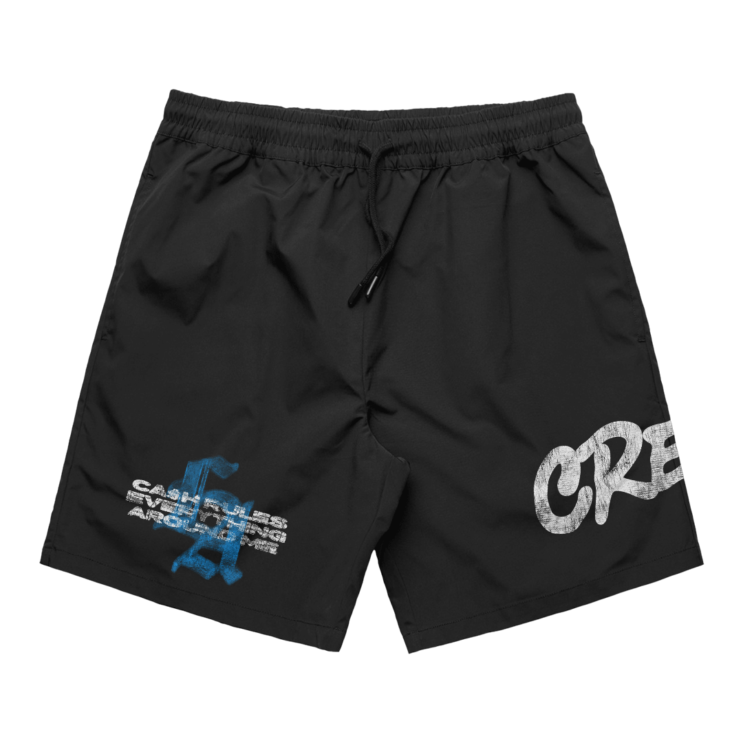 Blue LA Training Shorts (Black)