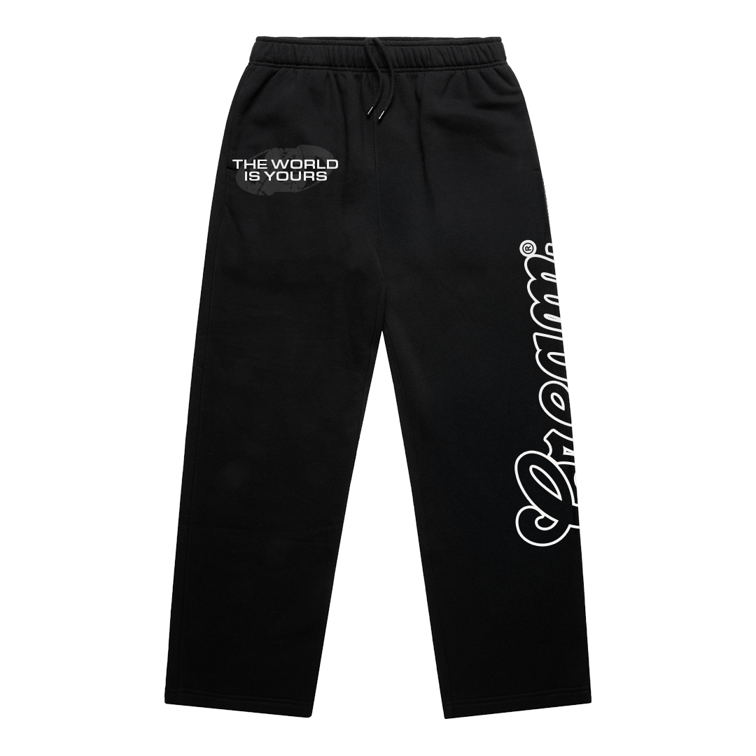 The World Is Yours Cuffless Pants (Black)
