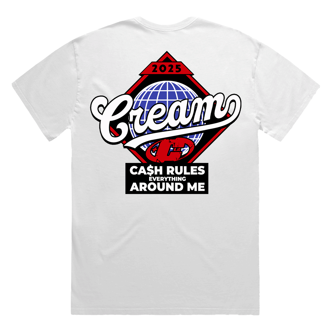World Series Tee (Faded White)